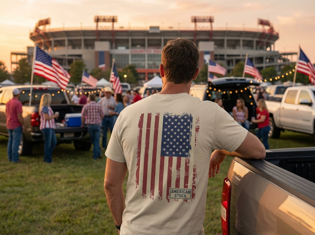 American Flag T-Shirt — alternate angle