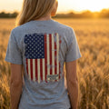 Women's American Flag T-Shirt — front
